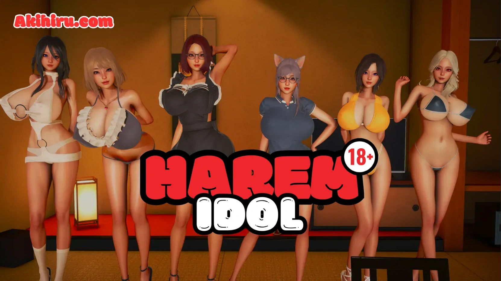 安卓+电脑（亚风SLG 动态）后宫偶像 全CG画廊 v6.0步-小强游戏