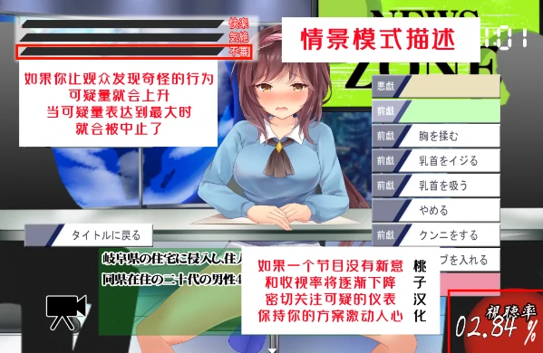 图片[6]-安卓+电脑【SLG/动态CV】对新闻女主播的恶作剧 骑-小强游戏