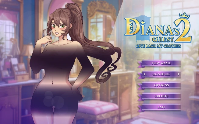 安卓+电脑【RPG/女主角】戴安娜的冒险2：还我衣服 步-小强游戏